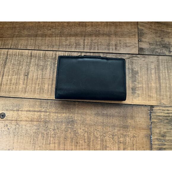 FERRAGAMO Key Case Black leather Silver Hardware Unisex - Picture 2 of 9